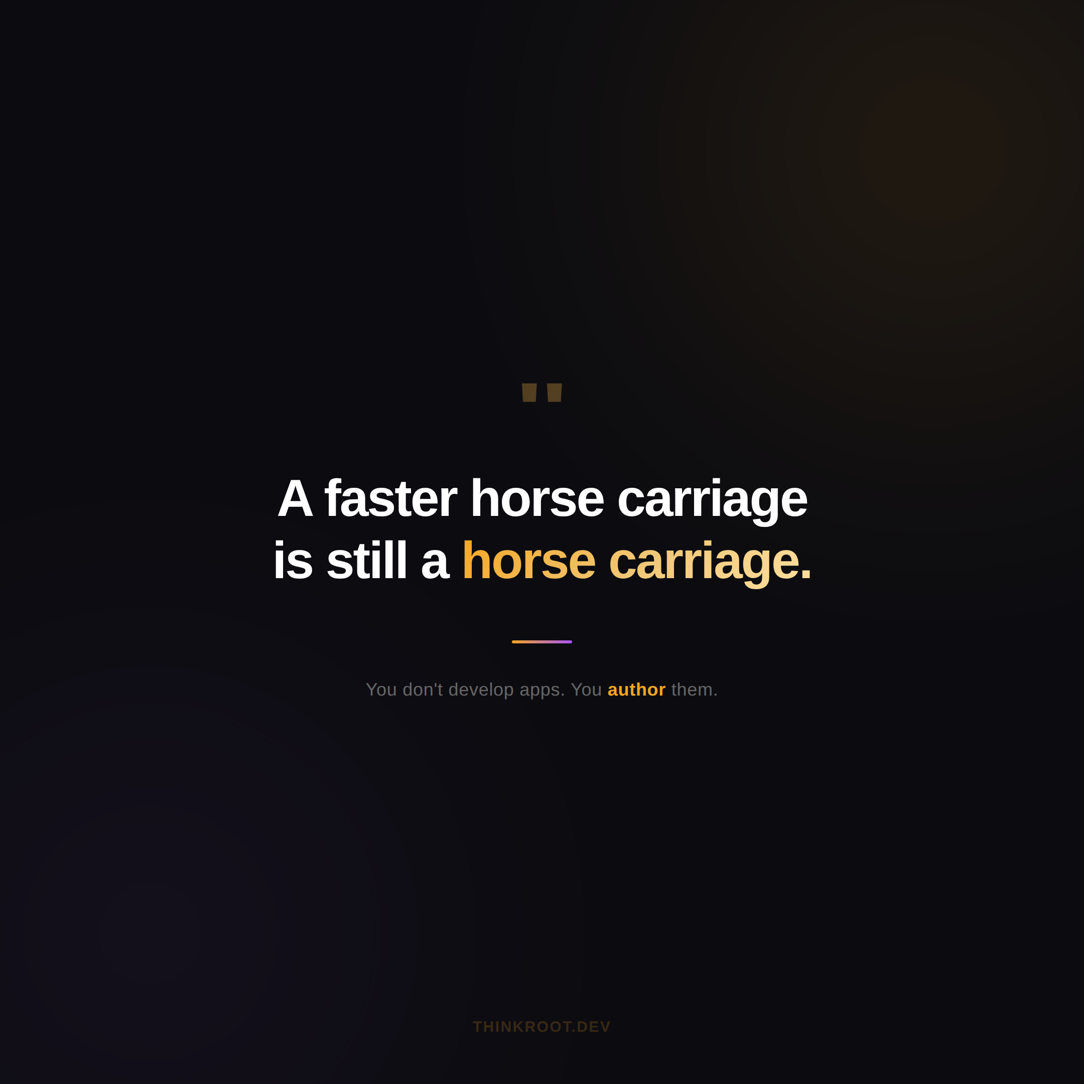 No PRs. No merges. No deploys. You author it and it goes live instantly from the spec.